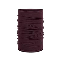 Buff Scaldacollo Merino Lightweight Adulti unisex, Solid Garnet