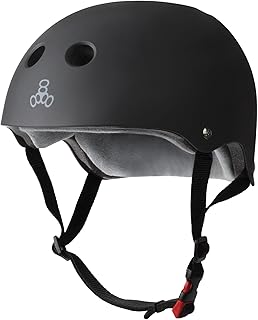 Triple Eight Certified Sweatsaver Helmet for Skateboarding, BMX, Roller Derby, Roller Skating, Inline Skating, Scooter and...