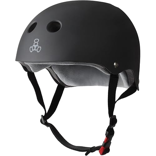 Triple Eight Certified Sweatsaver Helmet for Skateboarding, BMX, Roller Derby, Roller Skating, Inline Skating, Scooter and Bike