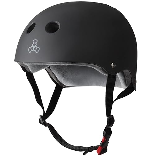 Triple Eight Certified Sweatsaver Helmet for Skateboarding, BMX, Roller Derby,