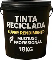 Tinta óleo 18 litros piso preta/grafite parede reciclada para madeira ferro curral contra piso