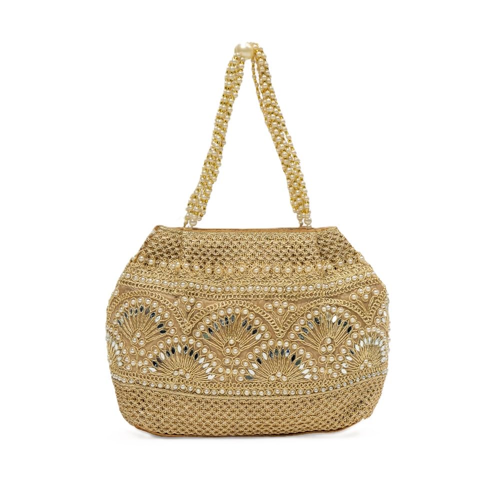 Timeless Pearlwork Potli-image-17