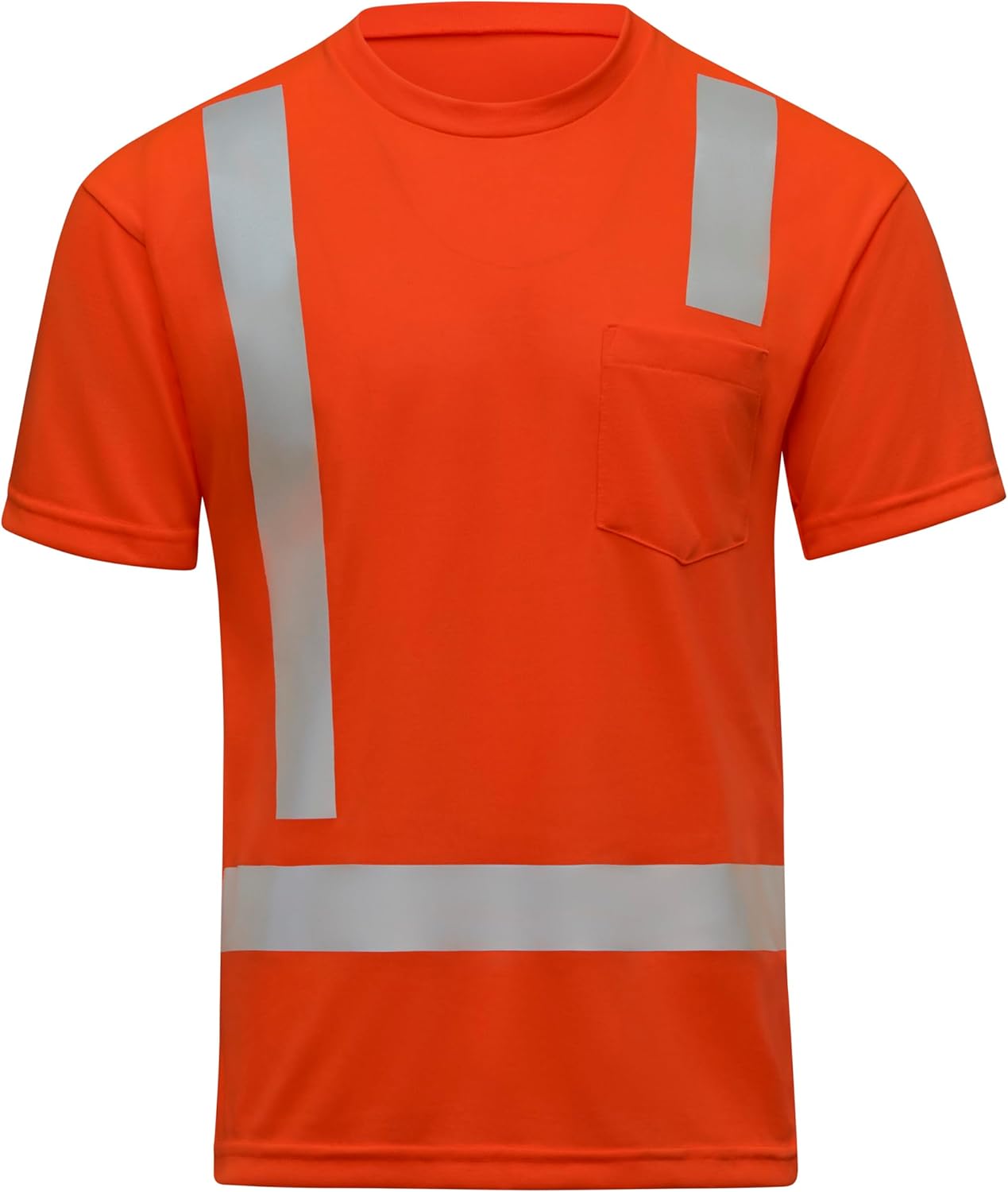 Red Kap Men's Hi-Visibility Short Sleeve Performance Core Tee, Type R, Class 2