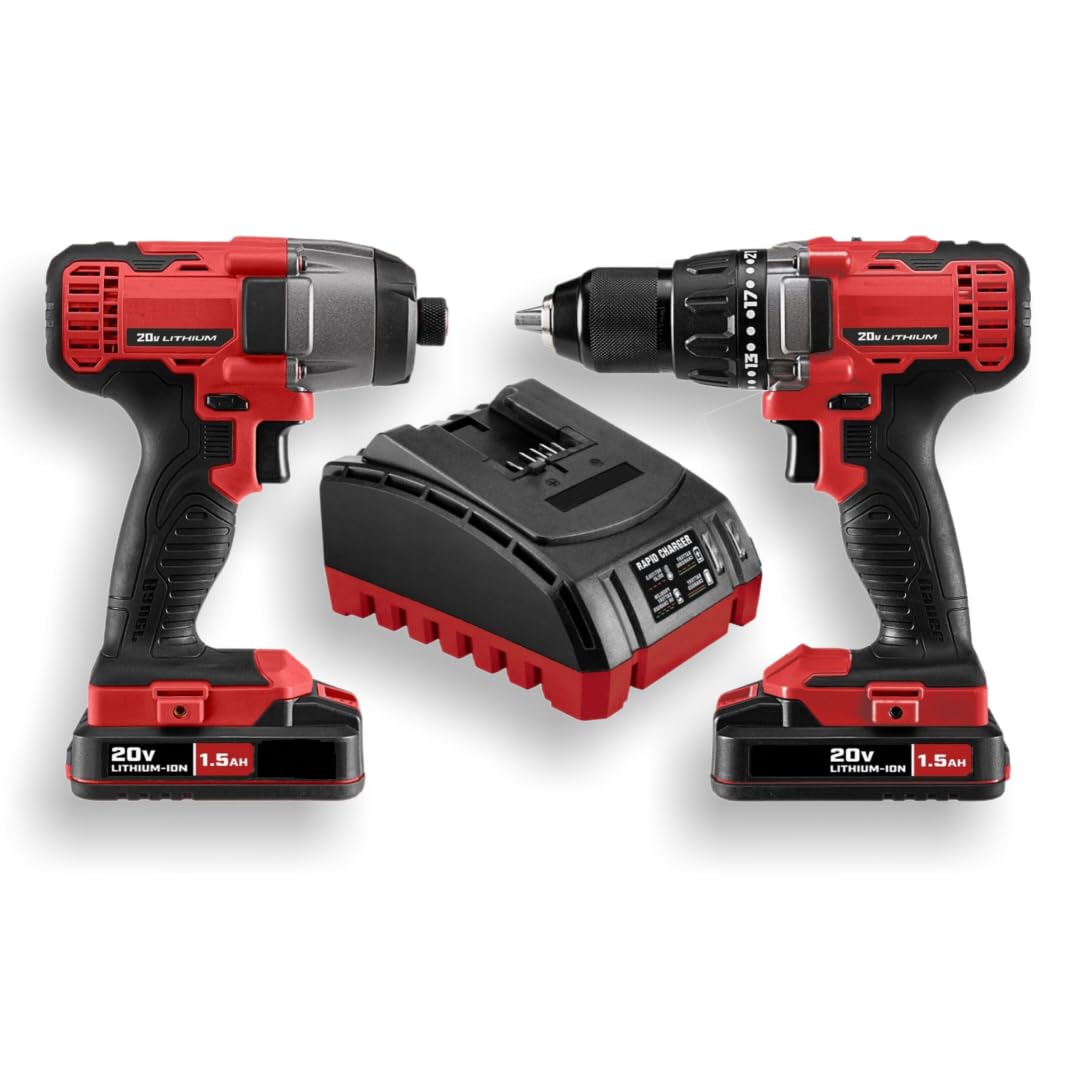 UVERworld × brokker ZERO 2nd Generic 20V 2-Tool Cordless Drill and Impact Driver Kit - 2