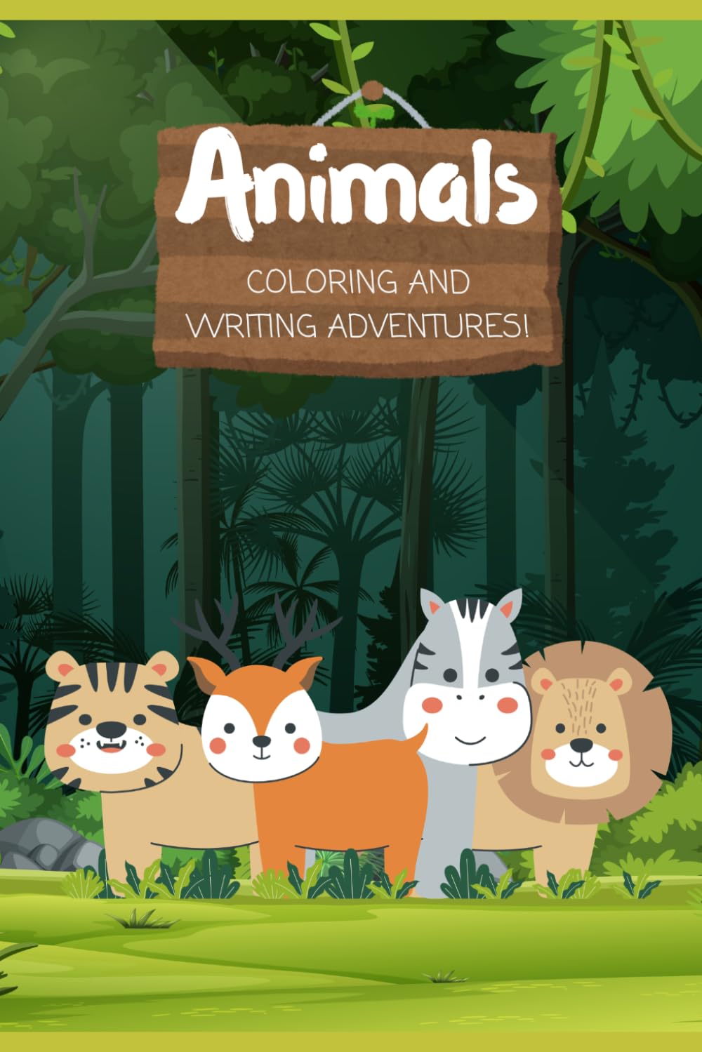 Animals - Coloring & Writing Adventures