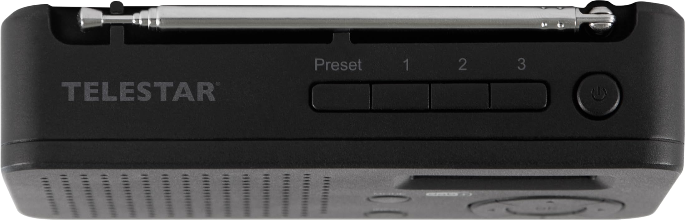 TELESTAR TOP 100 – Radio portatile DAB+/FM con batteria ricaricabile – Nero | Batteria sostituibile, fino a 15 h di autonomia, ricarica rapida, streaming Bluetooth e lettore USB