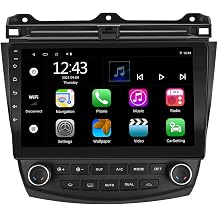 EZoneTronics Android Car Radio for Honda Accord 7th 2003-2007 with Wireless Carplay Android Car 10 Inch Touch Screen GPS Navigation Bluetooth SWC Wi-Fi Split Screen FM/RDS Radio Player 2 G RAM + 32 G ROM