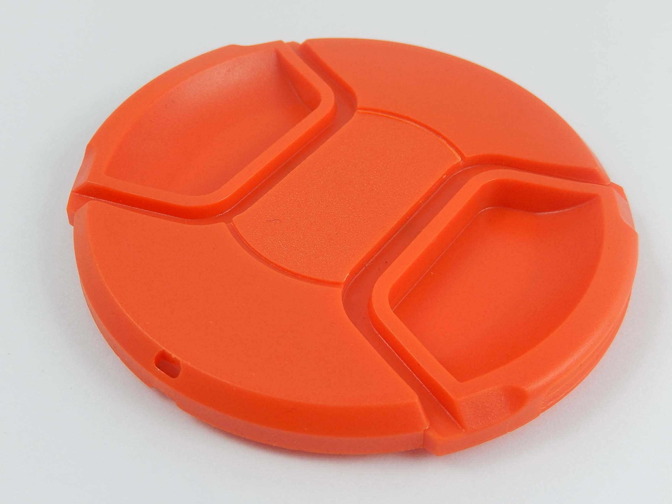 Tappo Copriobiettivo Universale 58 Mm Rosso Per Fotocamera DSLR – Con Cordoncino Di Sicurezza E Attacco A Scatto - 4