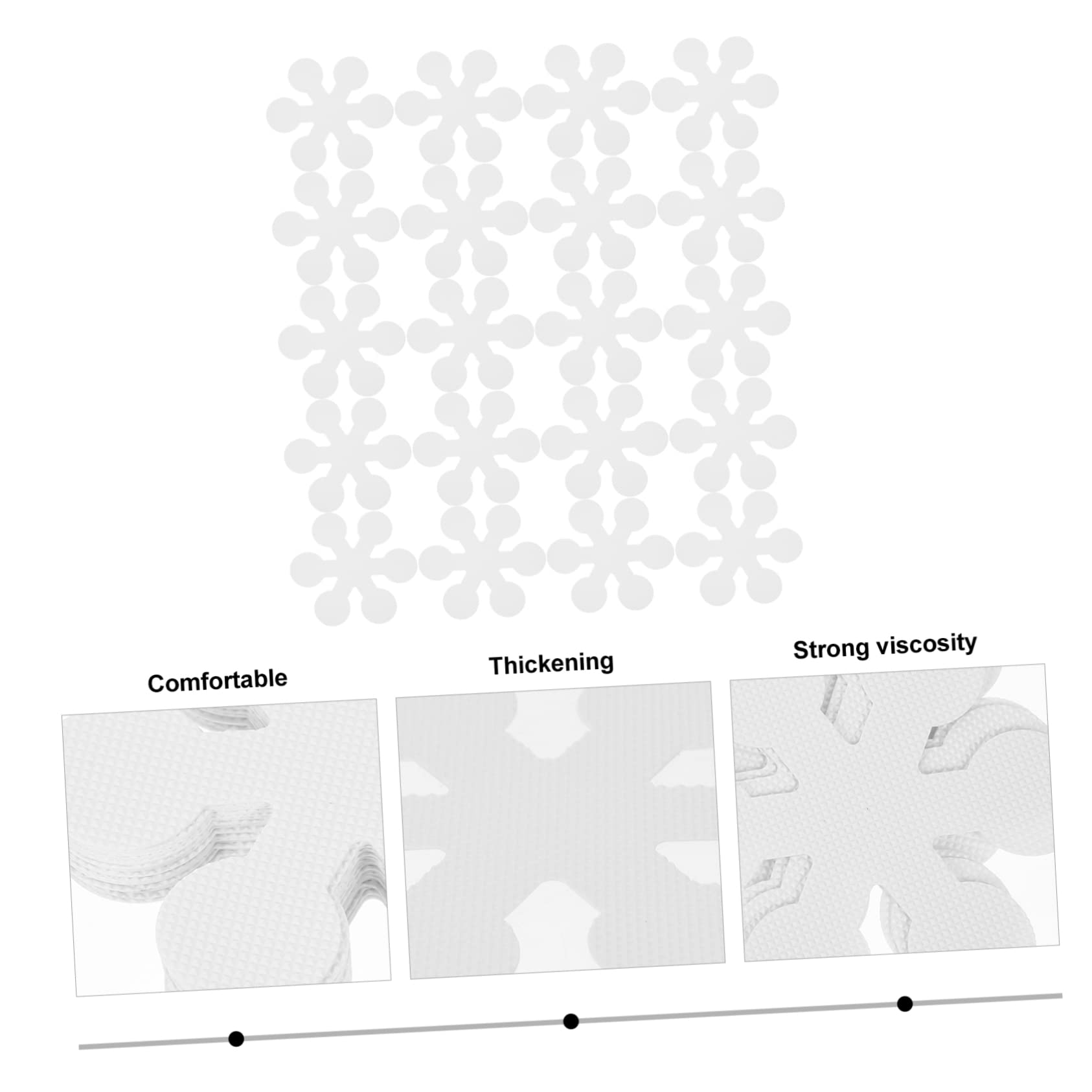 100piezas Pegatinas Antideslizantes para Baño y Ducha Forma De De Adhesivas y Resistentes Al Agua para Suelos De Azulejos y Superficies Lisas
