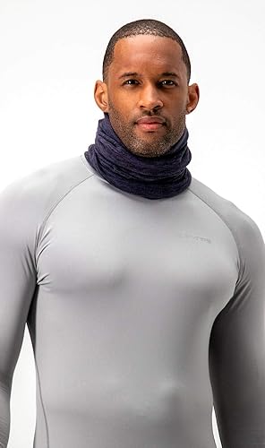 Miniatura 2 de DEVOPS Paquete de 2 polainas térmicas de forro polar para hombre, protección contra el viento