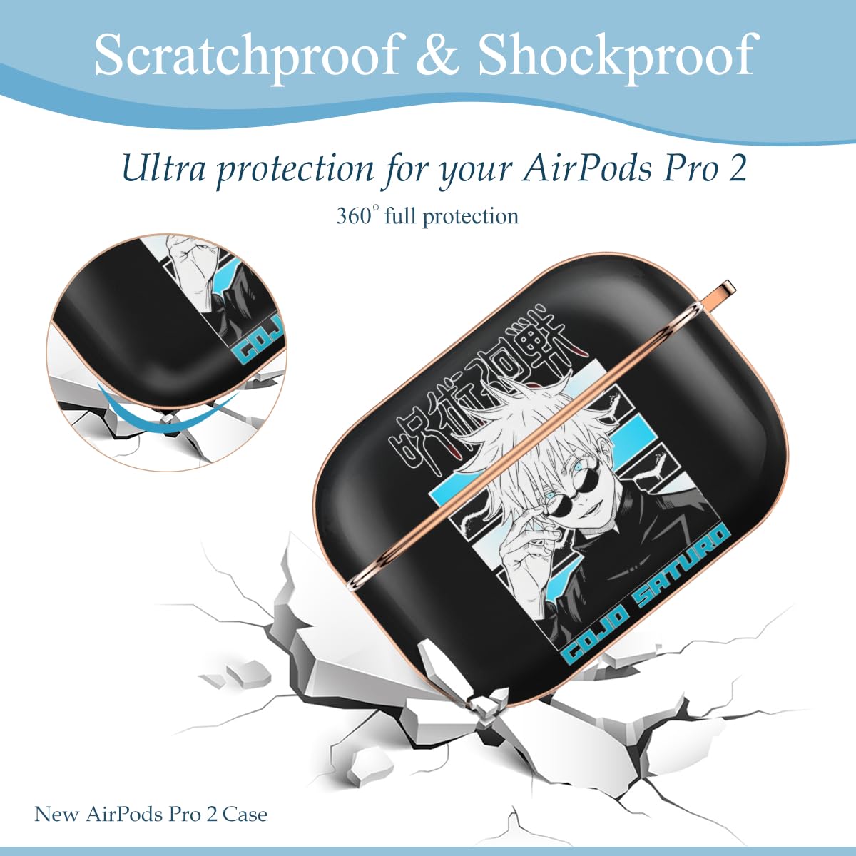 Amazon | Air Pods Pro2 ケース 呪術廻戦 五条悟 AirPods Pro 第