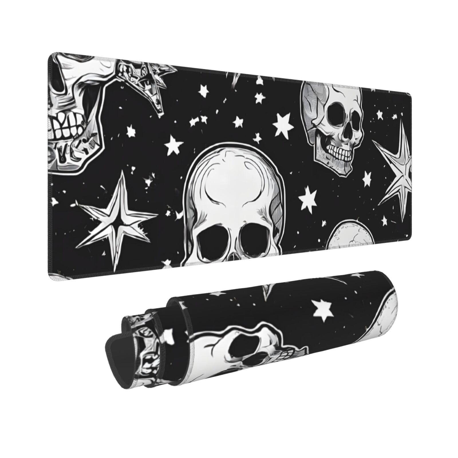 Tapis de souris de jeu 80x30 cm imperméable fournitures de bureau design punk - 8