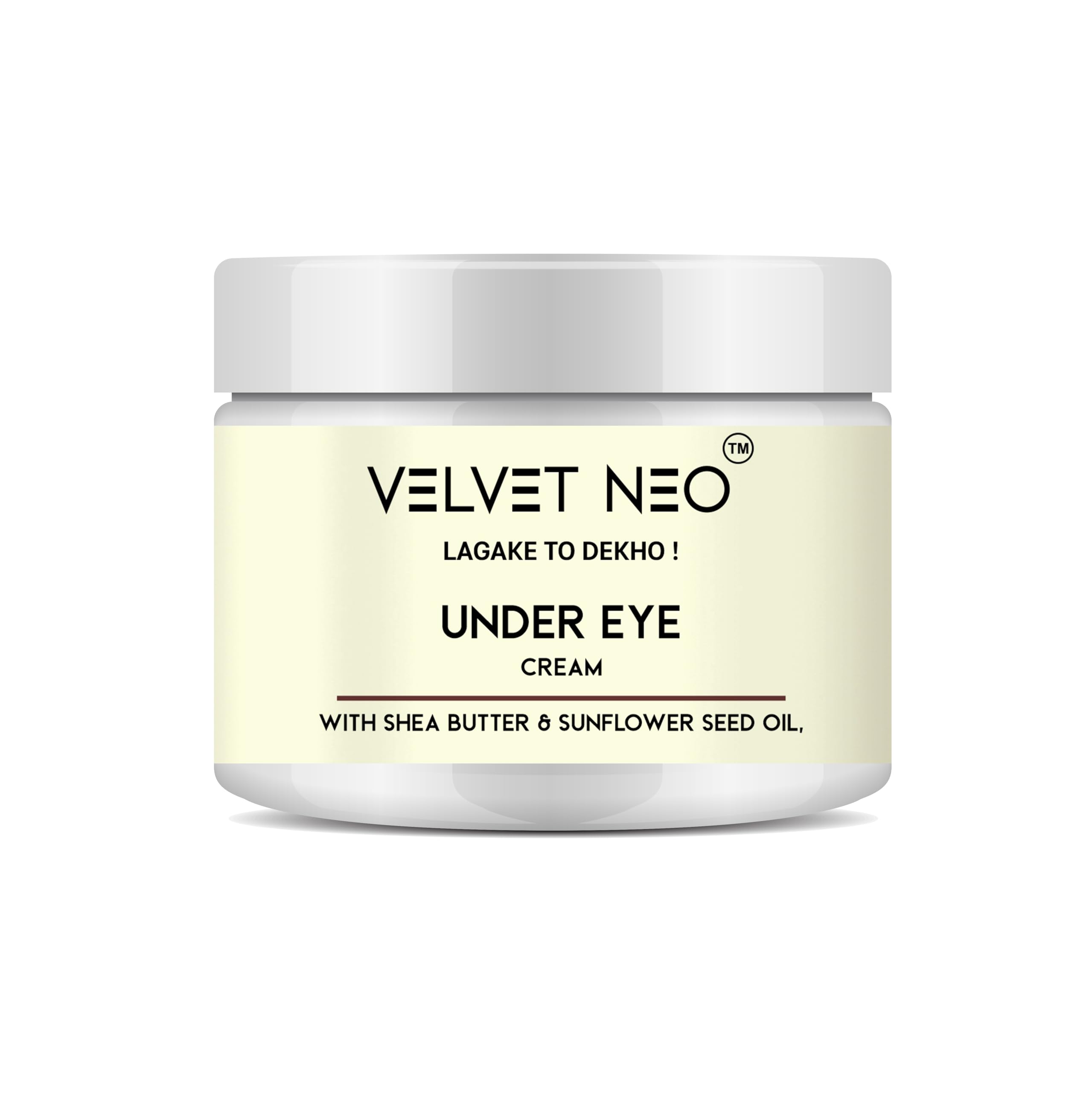 Under Eye Cream 50g | Hydrating Eye Cream with Shea Butter & Sunflower Seed Oil | Helps Reduce the Appearance of Dark Circles, Puffiness, Fine Lines & Wrinkles | For Men & Women — Amazon image 8