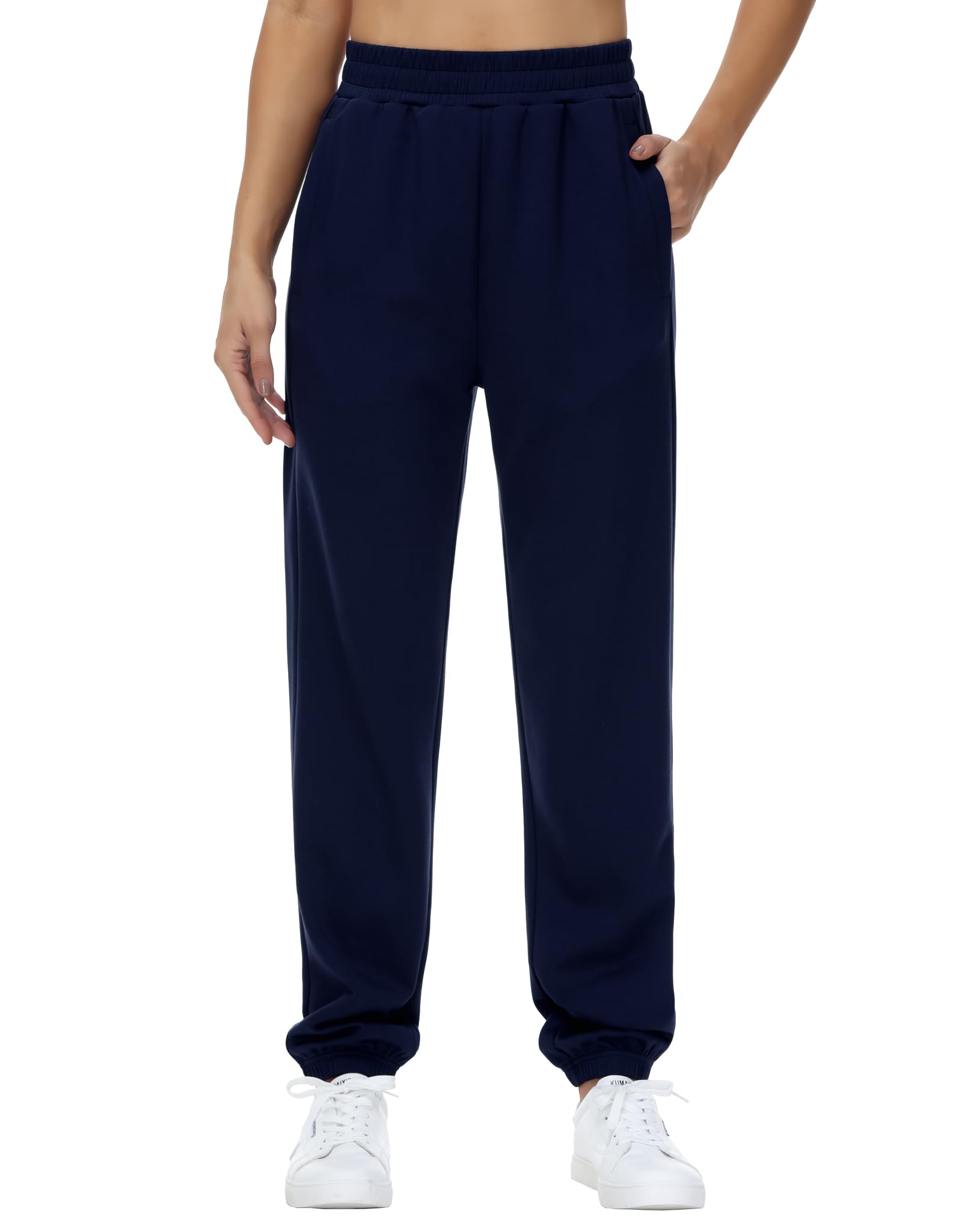 THE GYM PEOPLE Women's Baggy Cinch Bottom Sweatpants Lightweight Workout Joggers Pants with Pockets