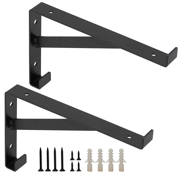 Buy Heavy Duty Shelf Brackets 20 cm, Industrial Floating Wall Mounted
