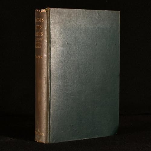 Adonis Attis Osiris. Studies In The History Of Oriental Religion