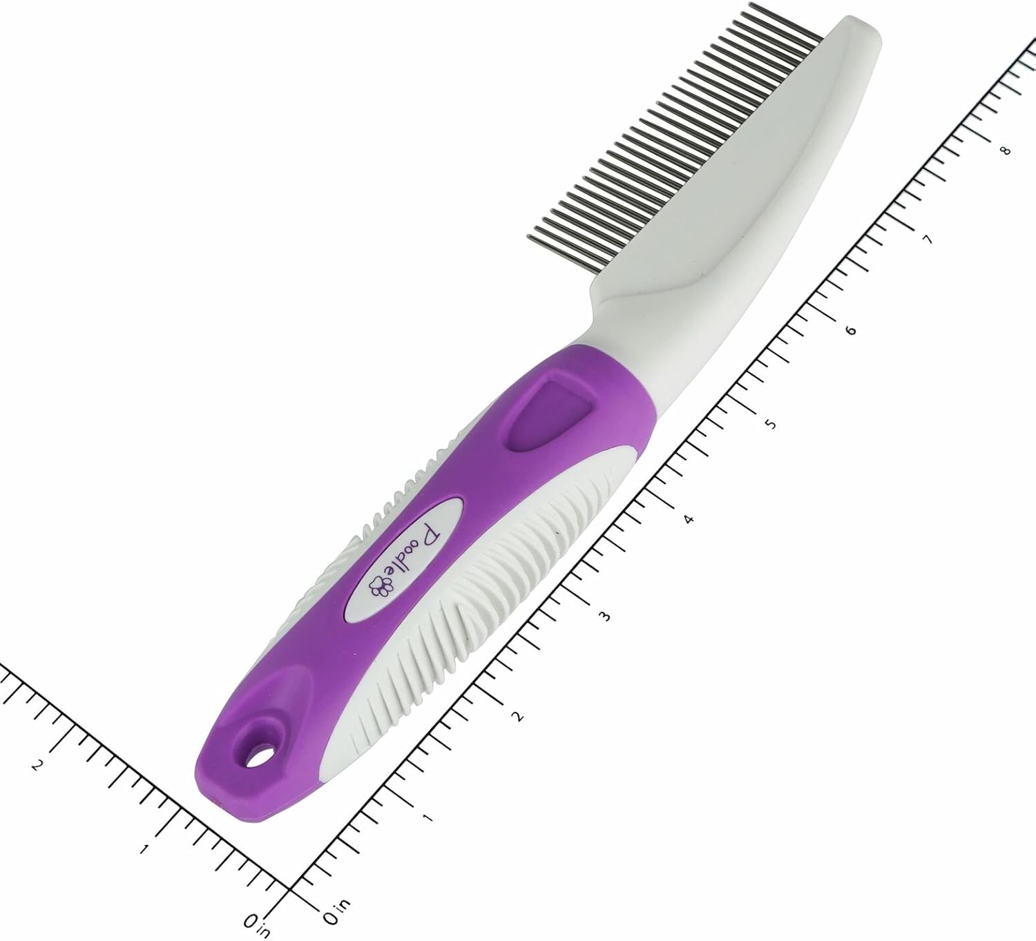 Pet Comb to Comb Your Dogs,Cats,Poodles Hair- Rotatable Pins, Easy to Use, Slip Proof- Best Dog Comb for Grooming Your Dog