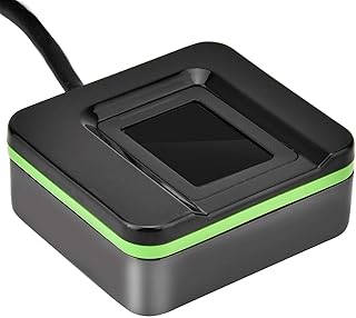 USB Fingerprint Reader,Biometric Fingerprint Reader Scanner Access Control Attendance System for Home Office, Black