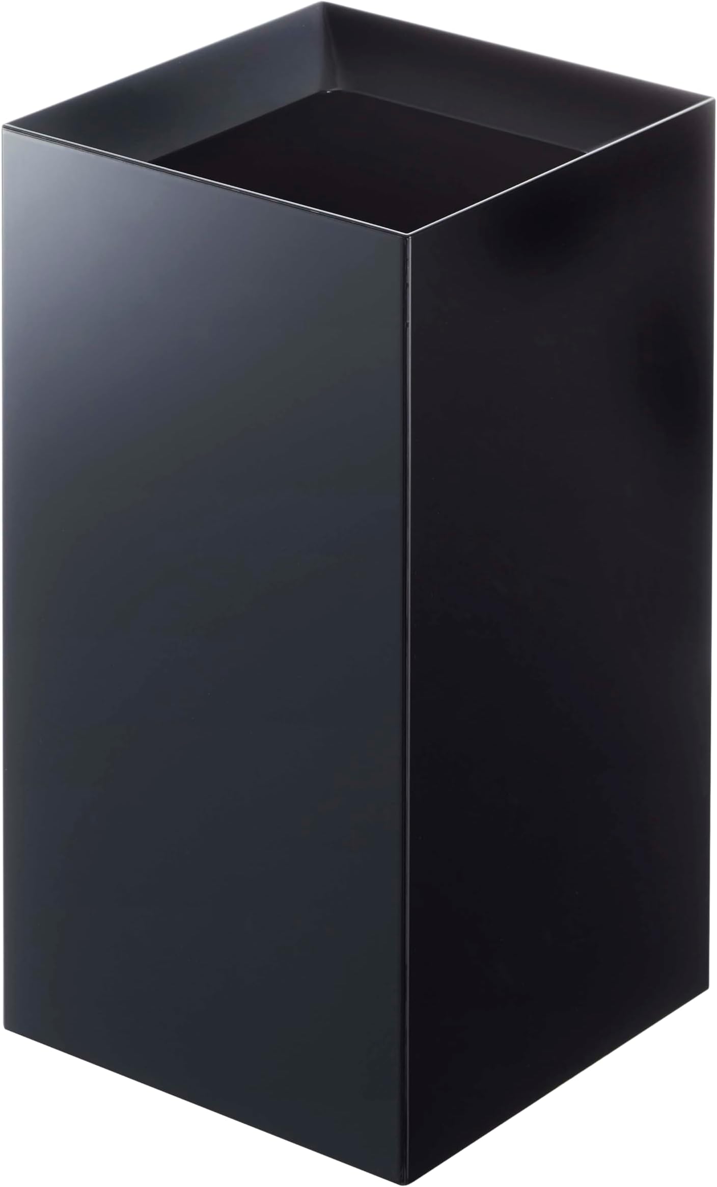 YAMAZAKI home 4493 Trash Can-Modern Garbage Waste Basket with Handle, One Size, Black