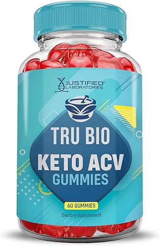 Miniatura 5 de Justified Laboratories Gomitas Tru Bio Keto de 1000 mg ACV con jugo de granada y raíz de remolacha B12 60 gomitas