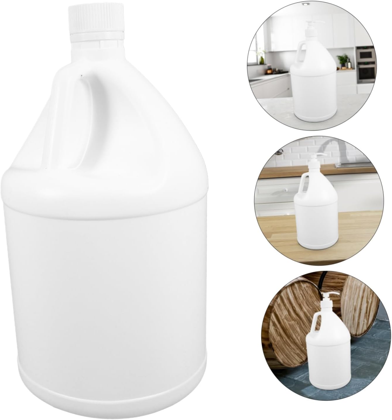 Plastic Shampoo Dispenser Pump Bottle Refillable Container for Liquid Soap Hand Soap Elegant Minimalist Design for Kitchen and Outdoor Use