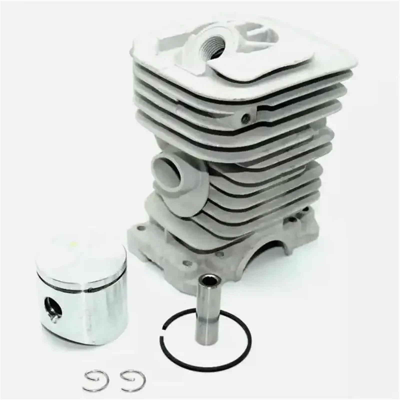 HUILA ZESTAW TŁOKA CYLINDRA 142 40MM 530-0699-41 DO PIŁY ŁAŃCUCHOWEJ 141 41 PIERŚCIENIE ZAPŁONOWE ZAKRĘTKI USZCZELKA ŚWIECA ZAPŁONOWA ZESPÓŁ KLATKI IGLICY(10 Pcs Cyl. Kit)