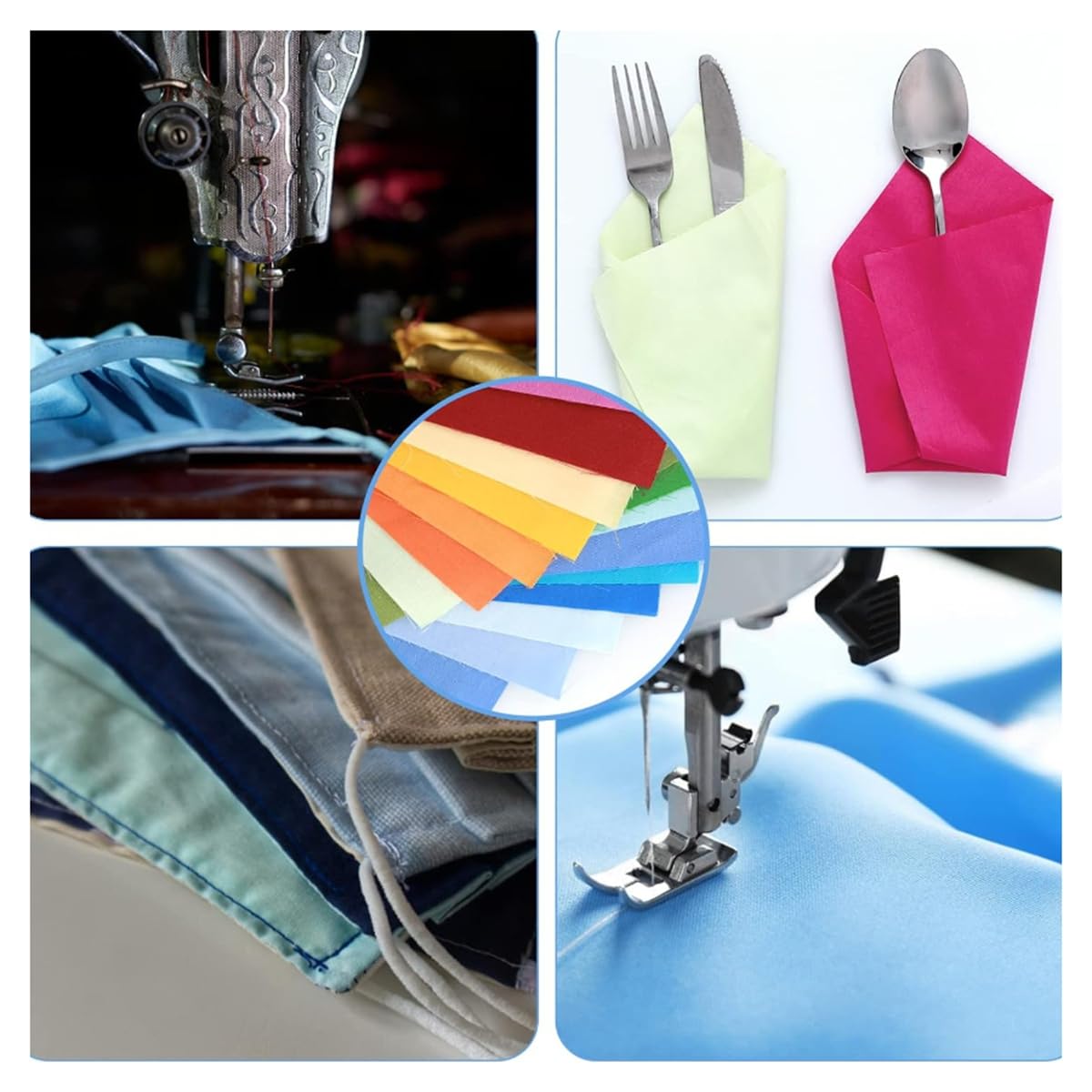 8 sztuk jednokolorowych tkanin bawełnianych, patchwork, bawełna, czysta tkanina bawełniana, do samodzielnego wykonania, pakowania, szycia i scrapbookingu, rzemiosła #5, 20 x 25 cm x 30