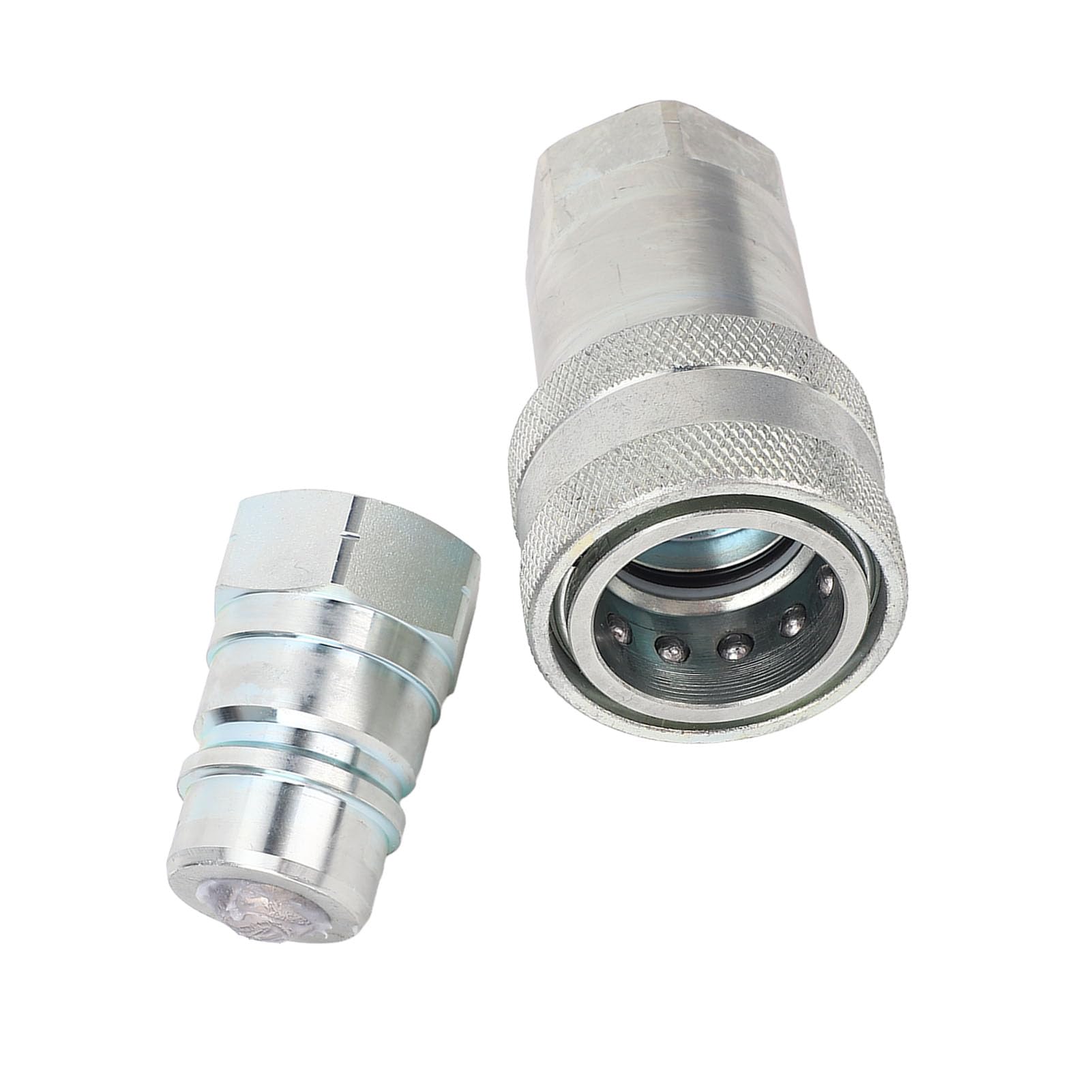 Attacco rapido idraulico NPT 3/4" Set di raccordi idraulici a connessione rapida in acciaio per impieghi gravosi ad alta pressione per attrezzature edili e macchine agricol