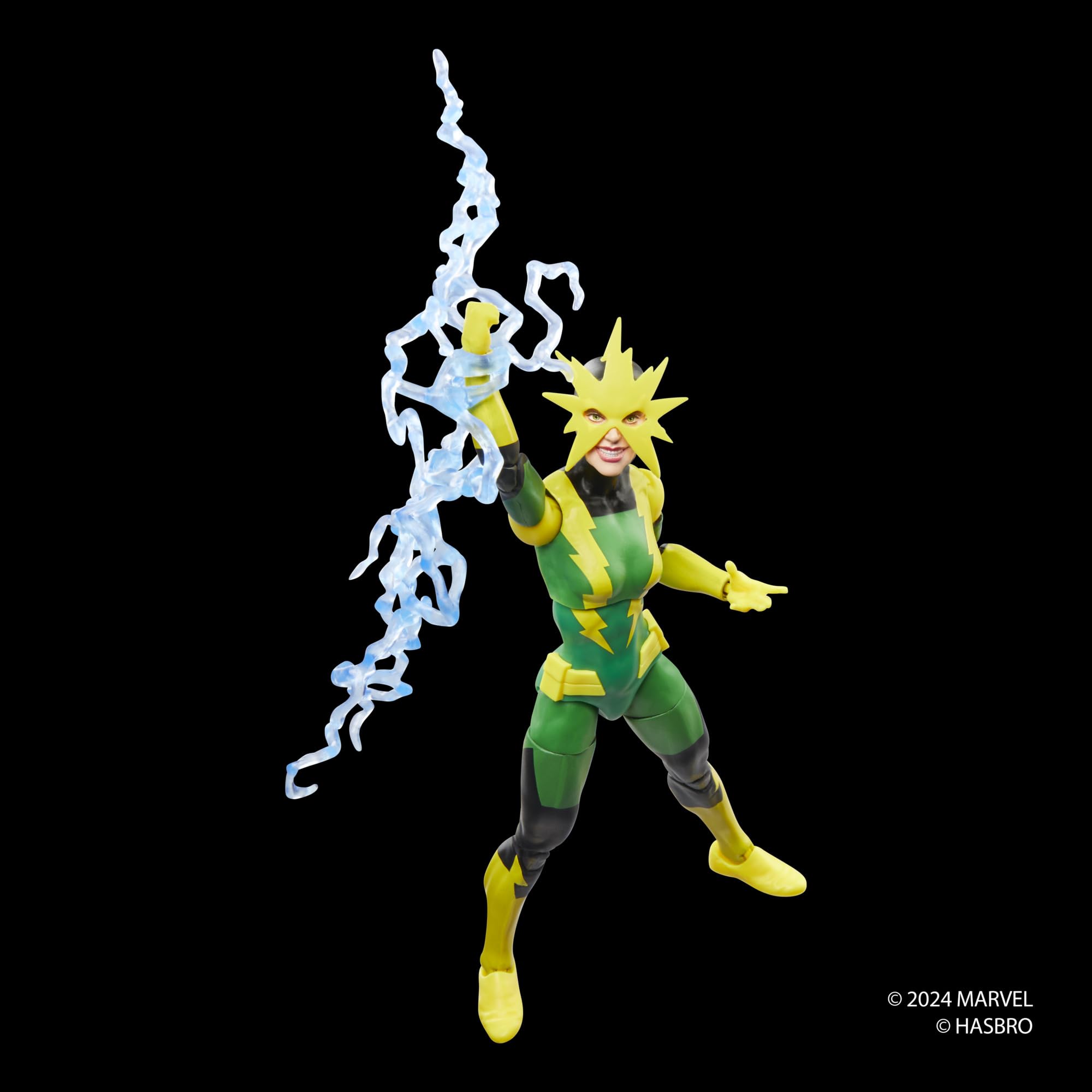 Marvel Legends Series Electro (Francine Frye) Comics Action Figure, Gelb, 15 cm - Image 4