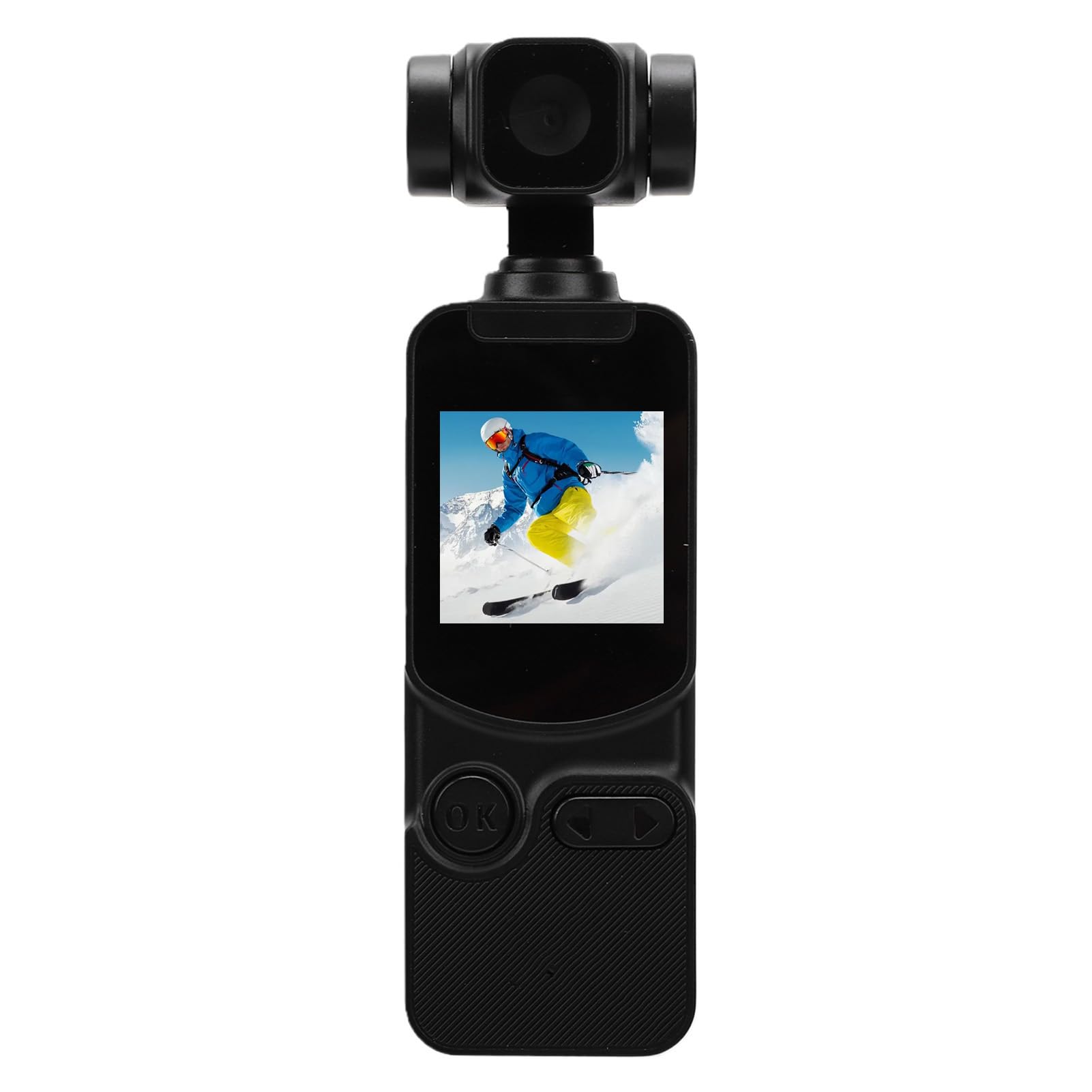 ASHATA Videocamera Mano 2K WiFi Stabilizzazione Registratore Portatile, per