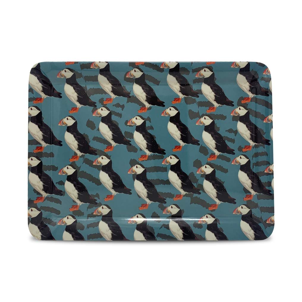Puffin Melamine Tray by Leslie Gerry - Gift