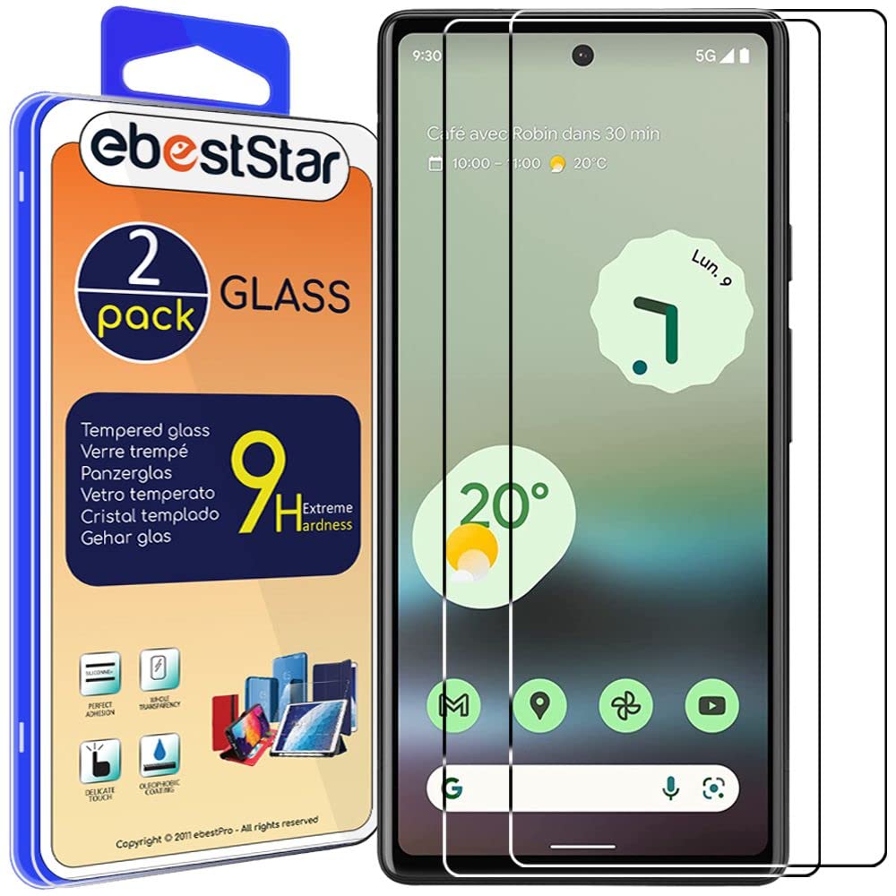 Color Glass Vetro Temperato Zagg Elite Per Google Pixel 6 | Protezione Schermo Anti-Graffi E Anti-Impronte | Trasparente Vetro Temperato Pixel 6