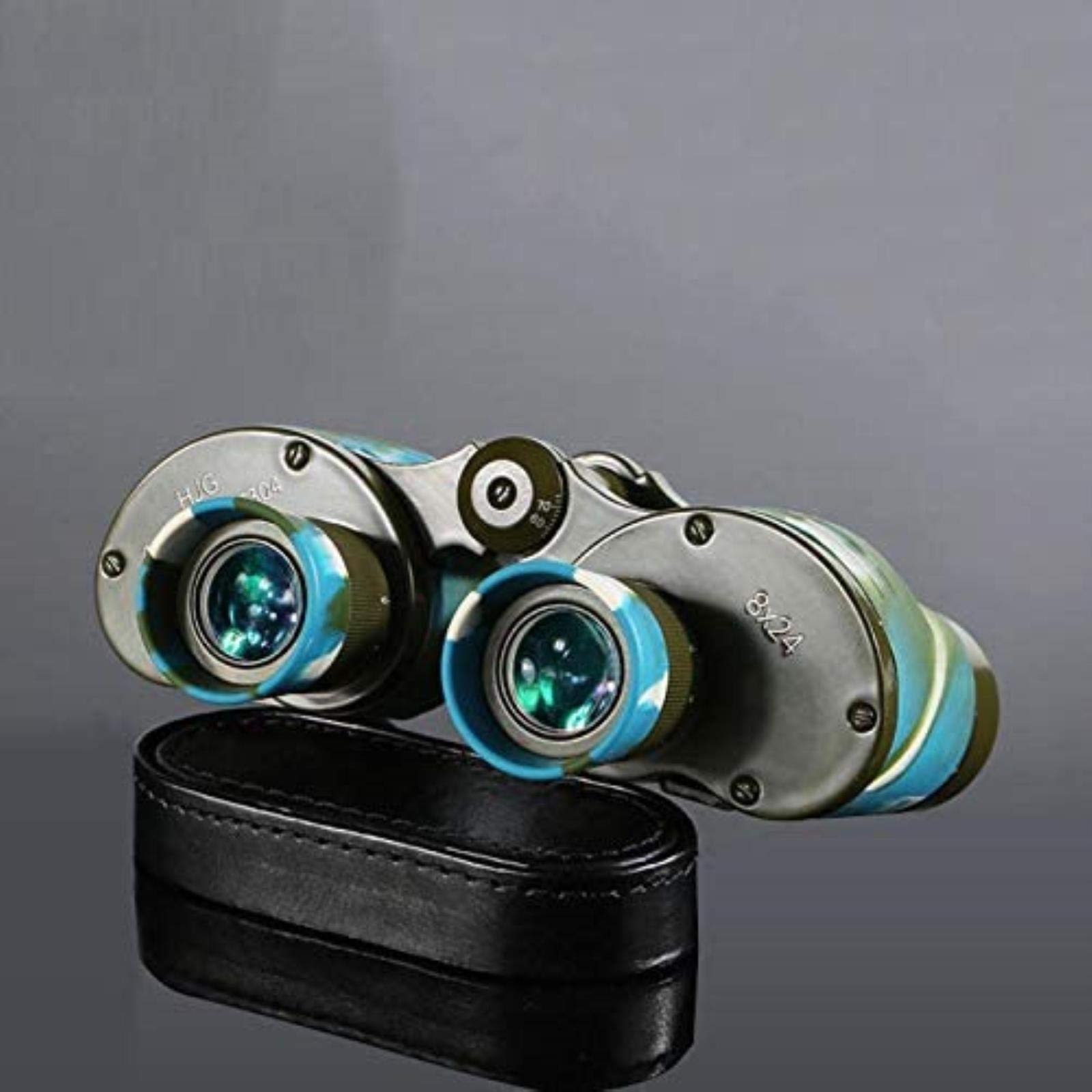 Telescopio portátil Alta Potencia, binoculares Metal con Revestimiento HD, Ideal para Viajes y acampadas Interiores y Exteriores.