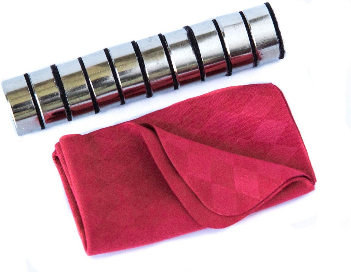 Stainless Steel Refrigerator Magnets, Scratch Free, Comes With Microfiber Cleaning Cloth, White Board, Heavy Duty Round Disc, 3/4 inch, 10 pieces/box