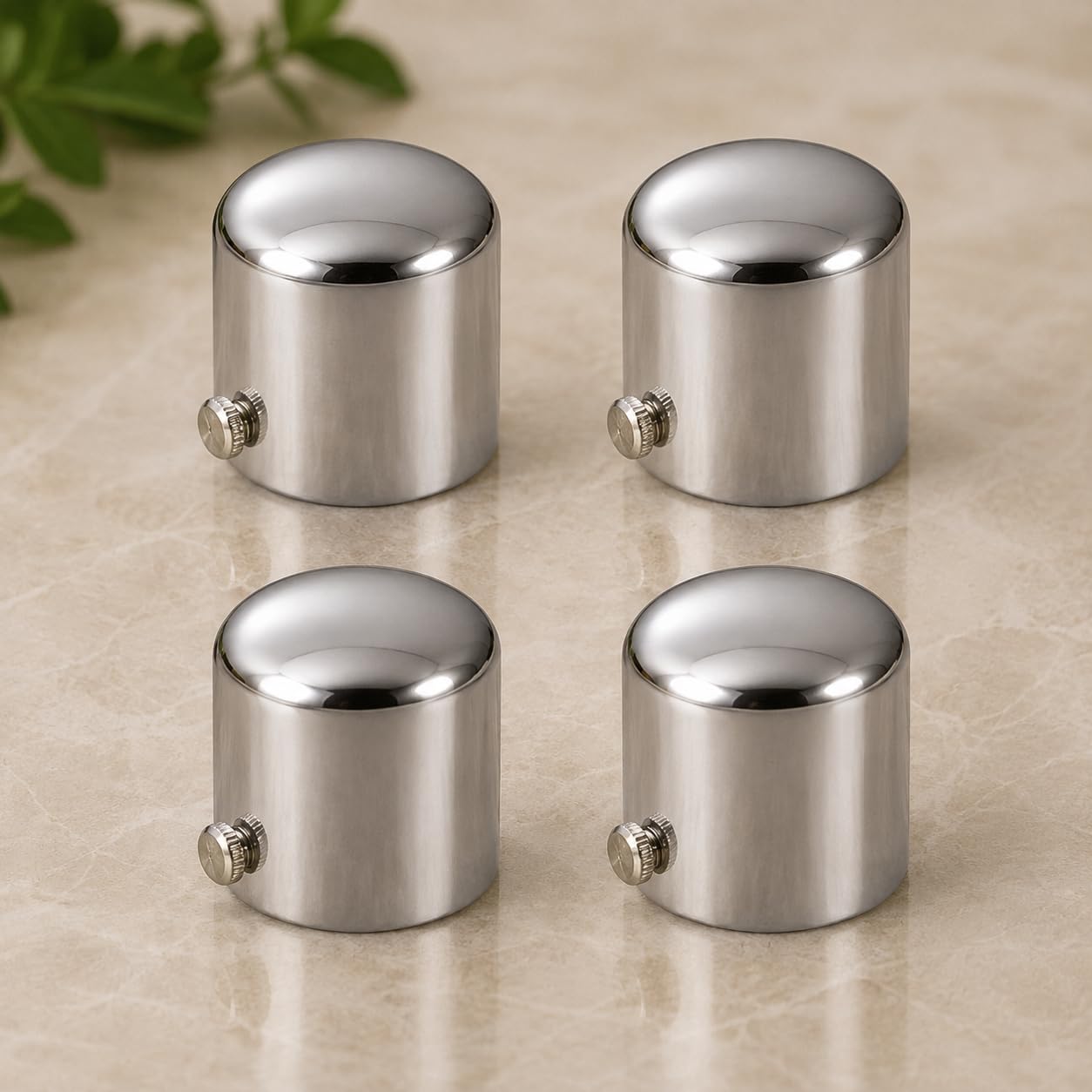 Elite Heavy Brass Antique Decorative Round Curtain Rod End Cap Finials for Door and Window 1 Inch Curtain Rod Accessories- 4pcs (Brass Antique) — Amazon image 10