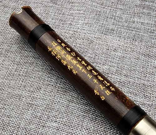 Moonangel Xiao Flute Purple Black 8 Holes Bamboo Tong Xiao Flutes Long Xiao Flute Oriental Flute Wood Wind Folk World Bamboo Flute Chinese Shakuhachi Flute (G Key Xiao) #TOP5