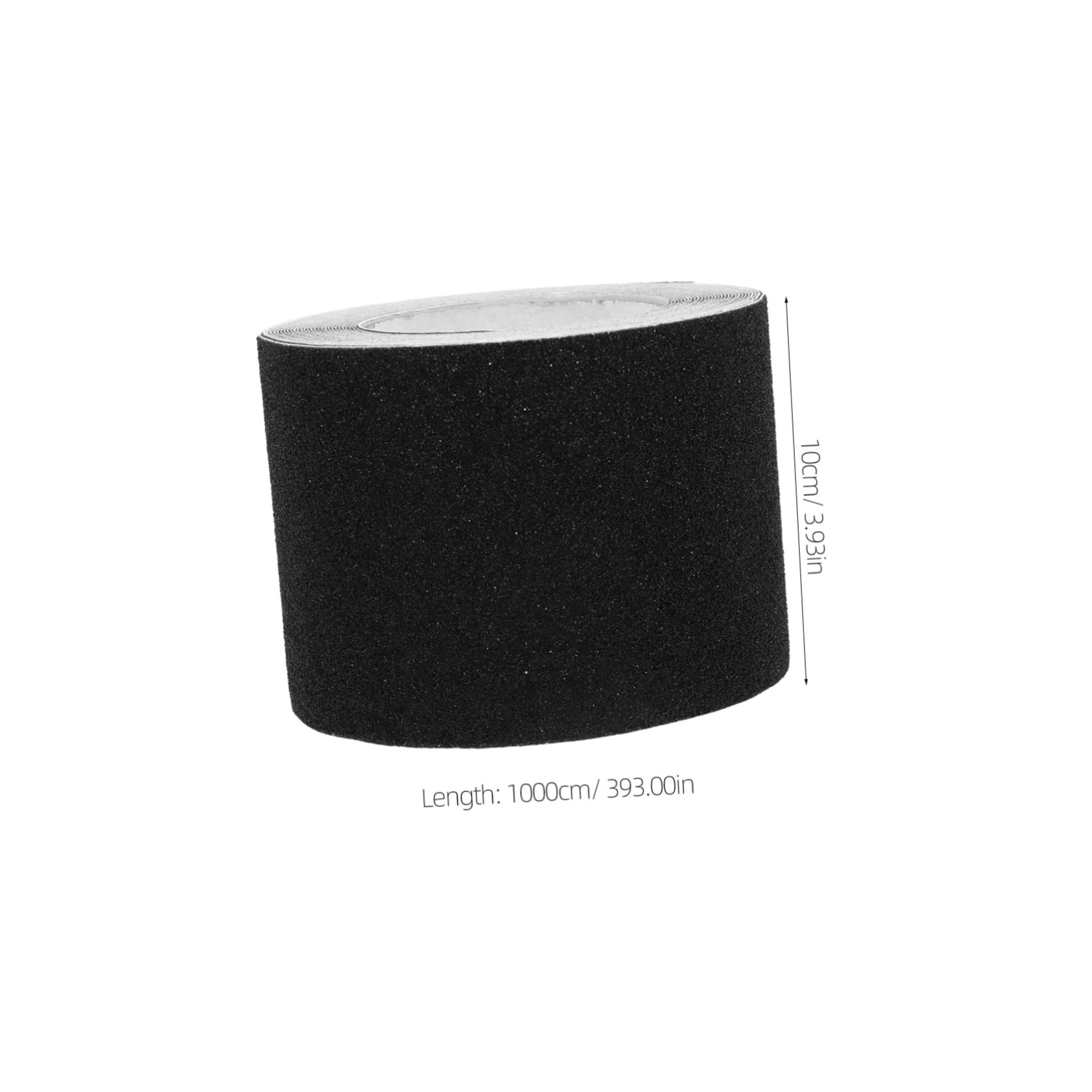 Nastro Antiscivolo Nero 1 Rotolo in Pvc, Striscia Adesiva