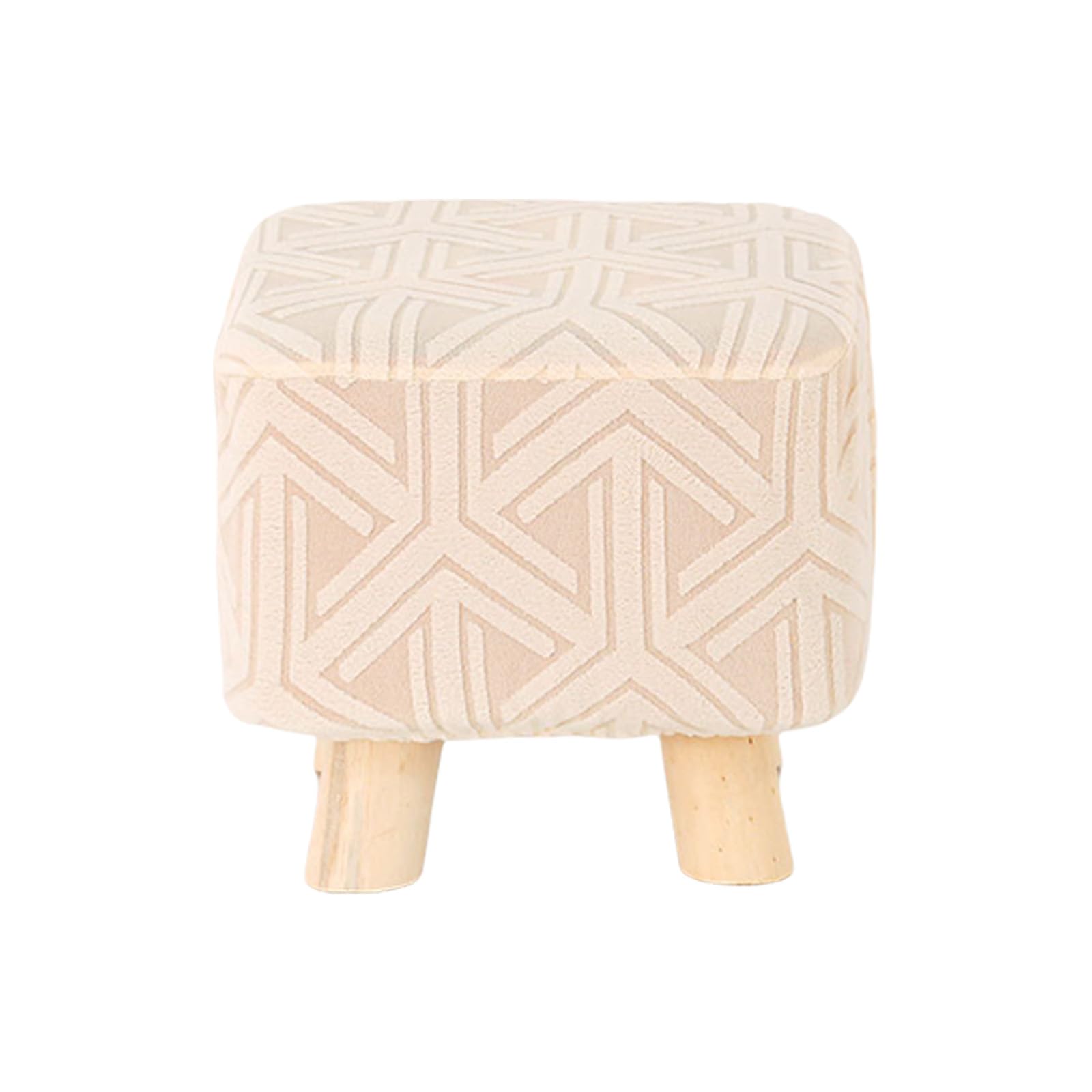 Buxuaaaa Footstool Covers Washable Polyester Footrest Foot Stool Slipcover Durability for Home Use Square Footrest Protector Polyester Foot Stool Slipcover