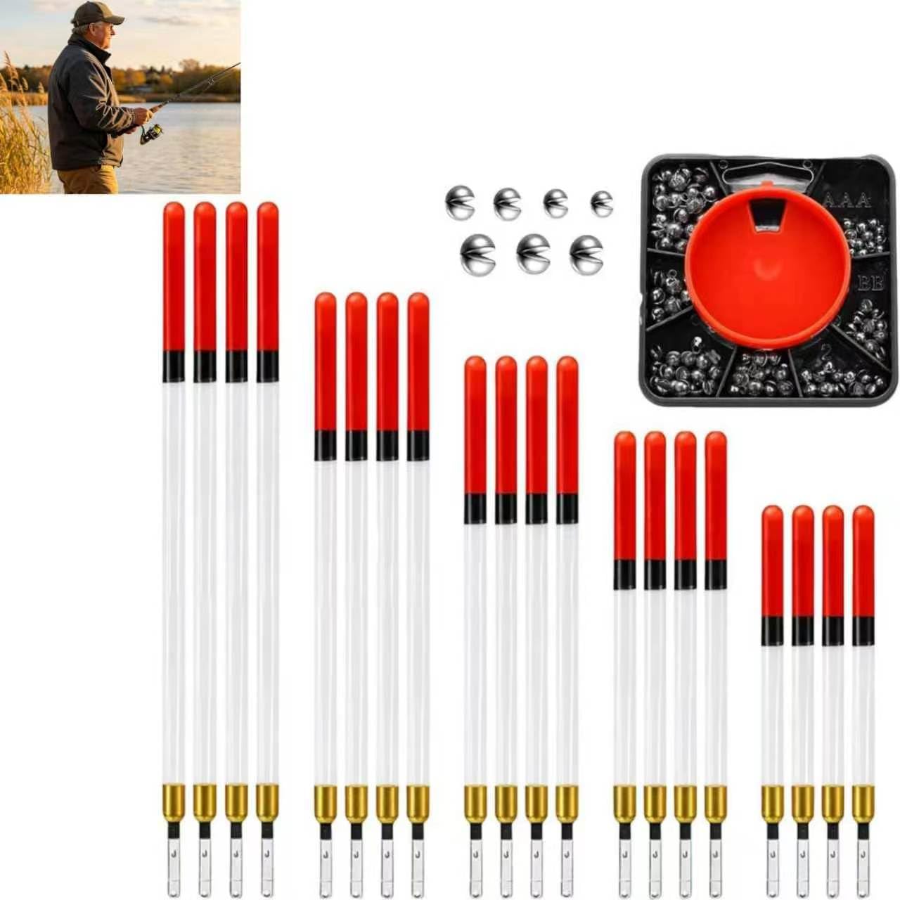 Float Fishing Kit,Waggler Floats Coarse Fishing,Fishing Floats For Carp