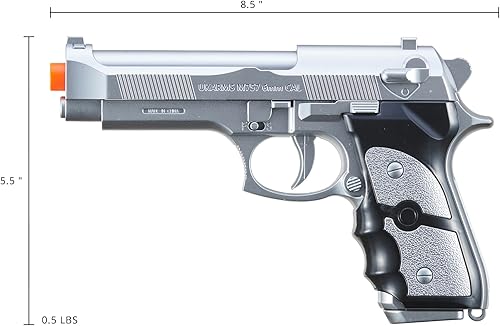 Miniatura 9 de GoldenBall Kit de inicio de pistola con resorte de bomba Airsoft y pistolas bereta dobles (negro)