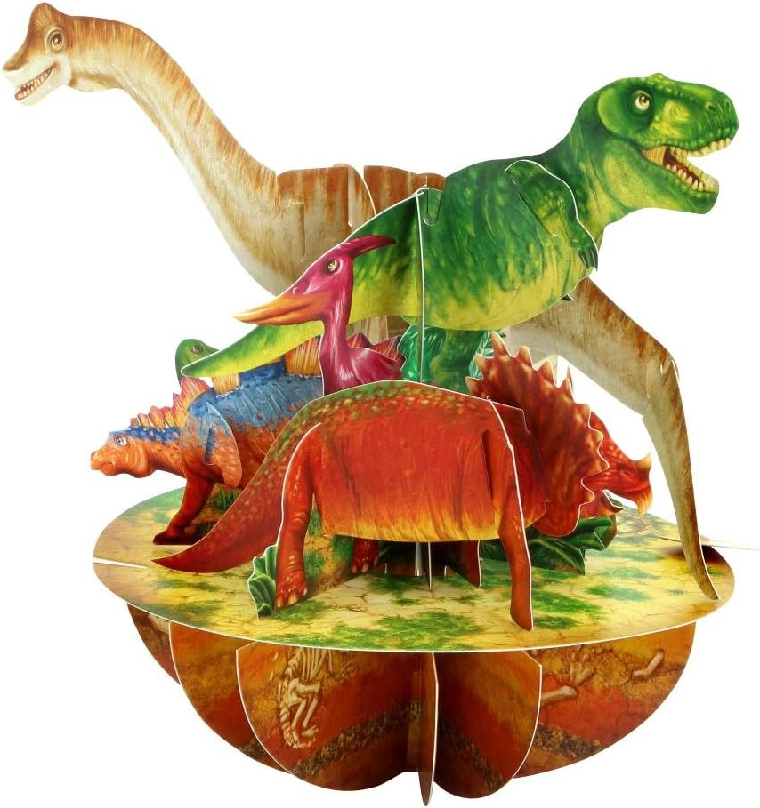 Santoro Pirouettes Dinosaurs 3D Pop Up Card (PS063)