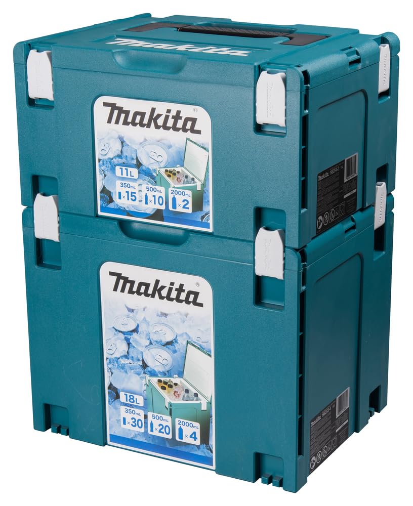 Makita 198253-4 Skrzynka Narzędziowa, Niebieski/Srebrny, 4