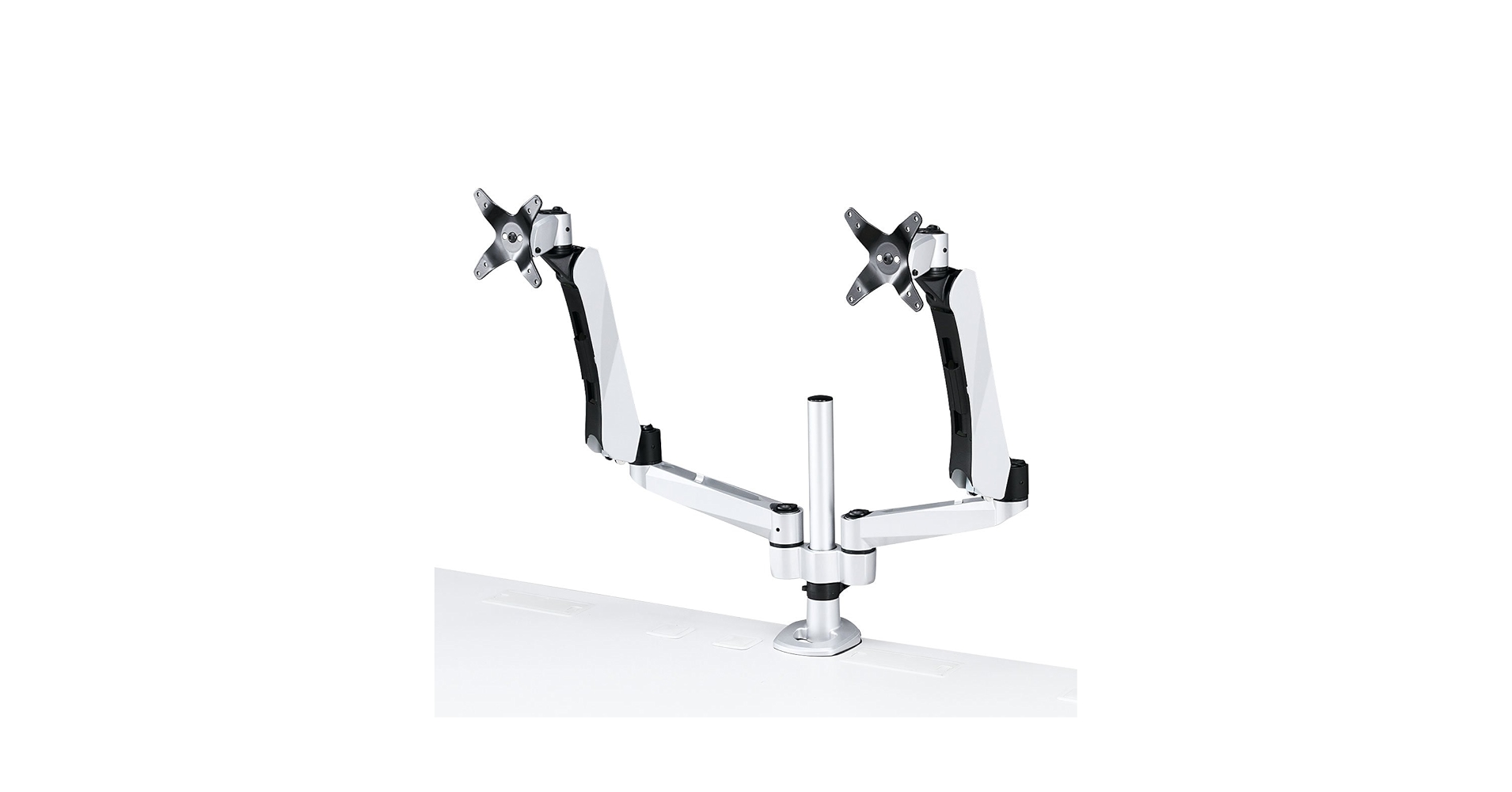 ⑦SANWA SUPPLY 水平垂直液晶モニターアーム(2面CR-LA1007 CR-LA1007【水平垂直液晶モニターアーム(2面)】水平垂直空間に