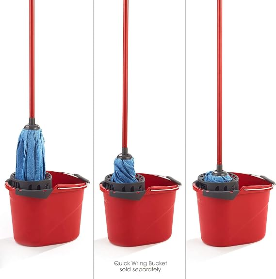 O-Cedar Microfiber Cloth Mop (Microfiber Cloth Mop with 3 Extra Refills)