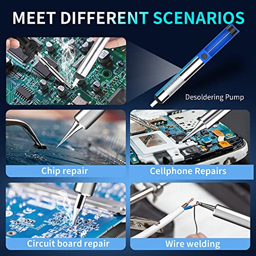 Aipudi AIPUDI005 Soldering Station,60W Lcd Digital Display Soldering Iron Station,With °C/°F Display,Constant Temperature Control&Correction,Fast Heating Up,Be Used thumb #5