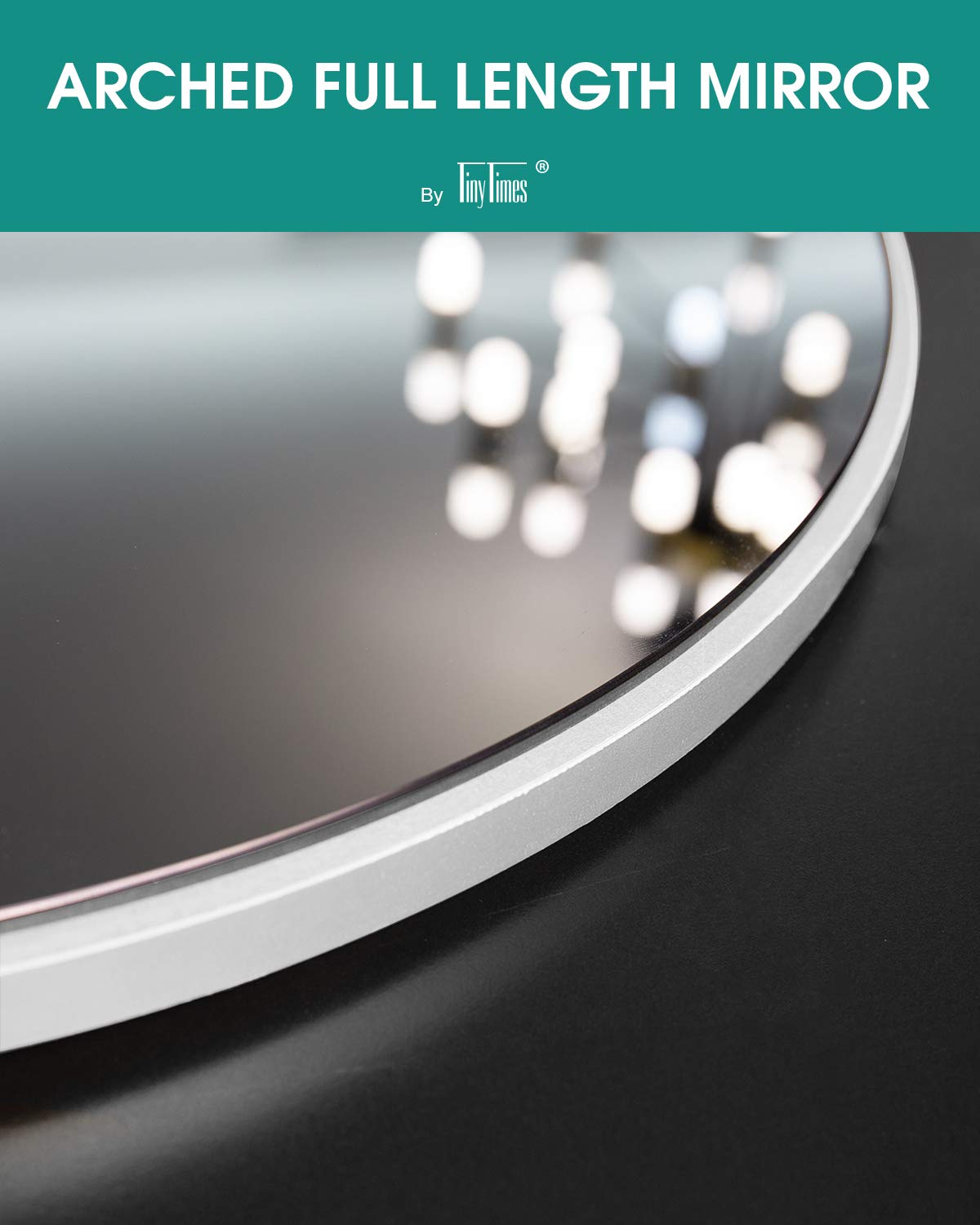 Buy TinyTimes 65''x22'' Arched Full Length Mirror, Floor Mirror with