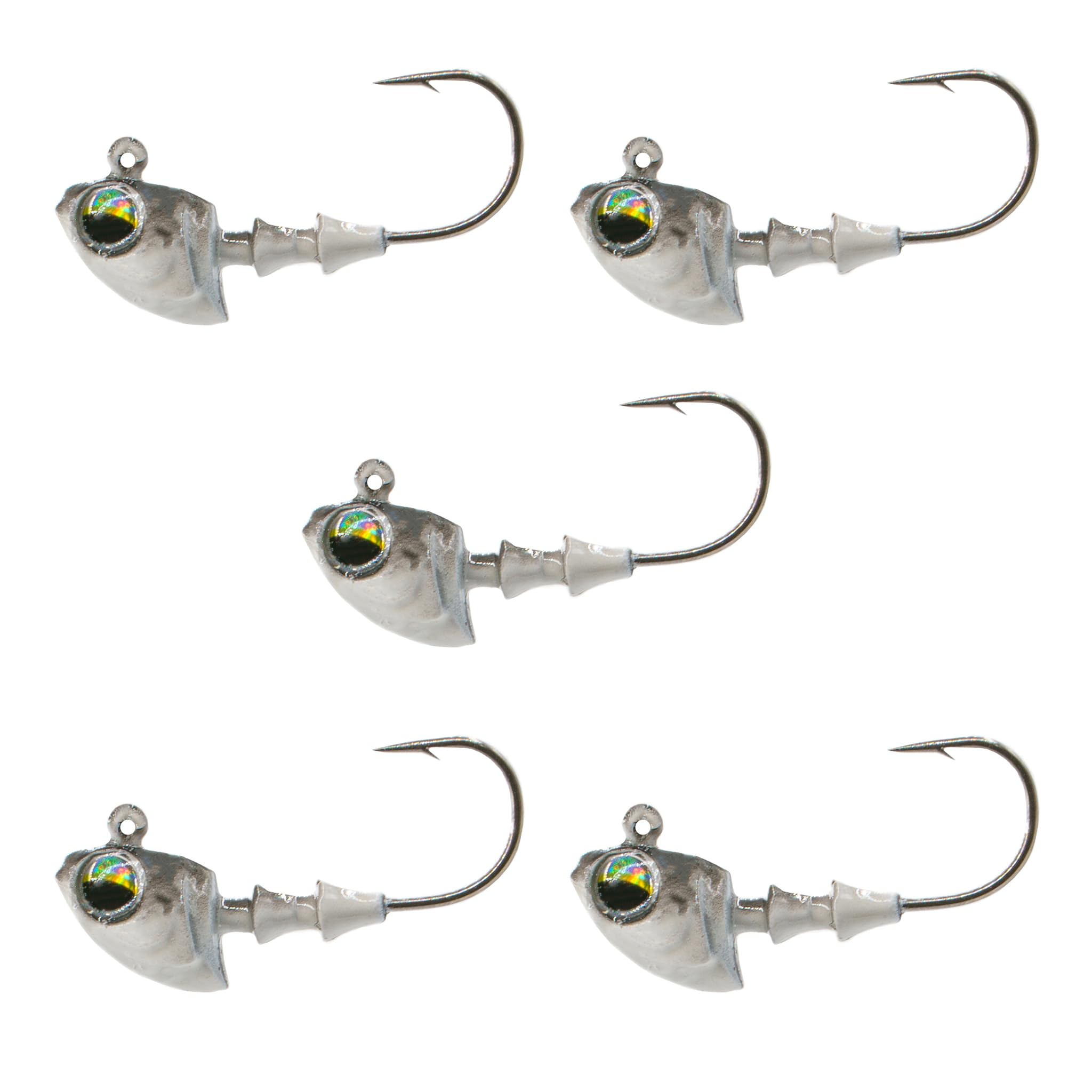 6th Sense – Crappie Jig Heads – Crappie Fishing – Multi-Pack – Multiple Sizes & Colors – for Soft Plastic Minnows