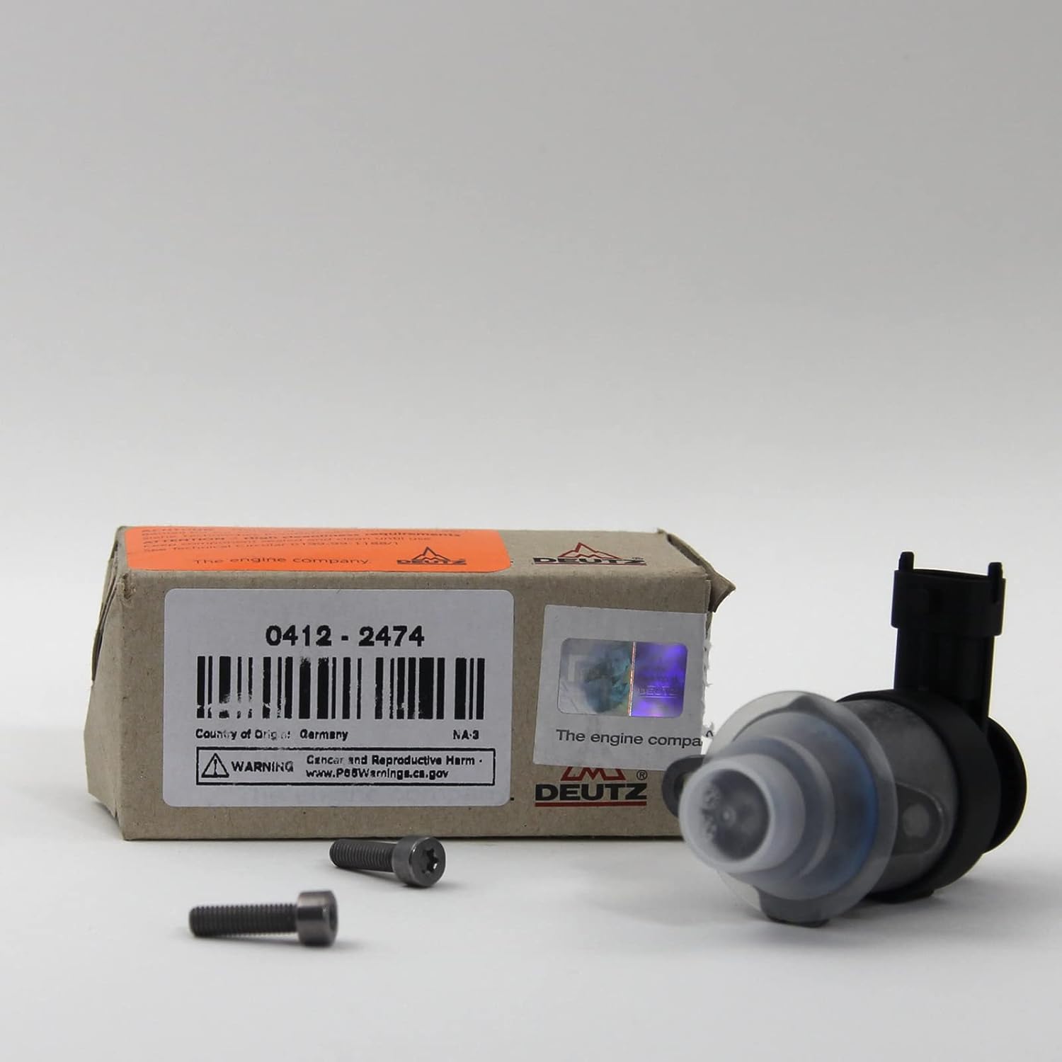 Genuine Deutz 04122474 Volume Control Valve for TD2.9L4, TD3.6L4, and TCD3.6L4 Engines