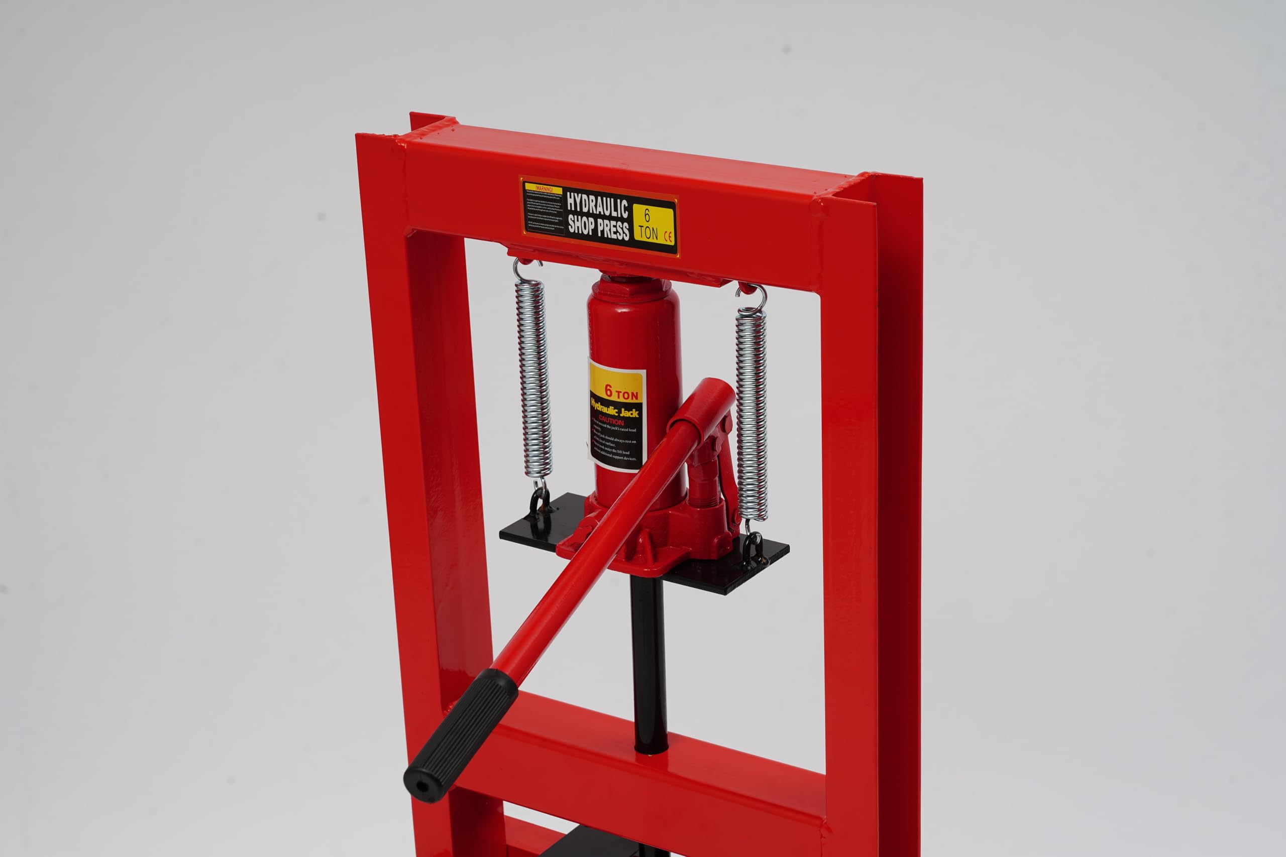 Pressa da officina professionale 6T, pressa idraulica in acciaio, pressa per telaio, forza di pressatura regolabile in altezza, per pressatura, timbratura, formatura a forma di H