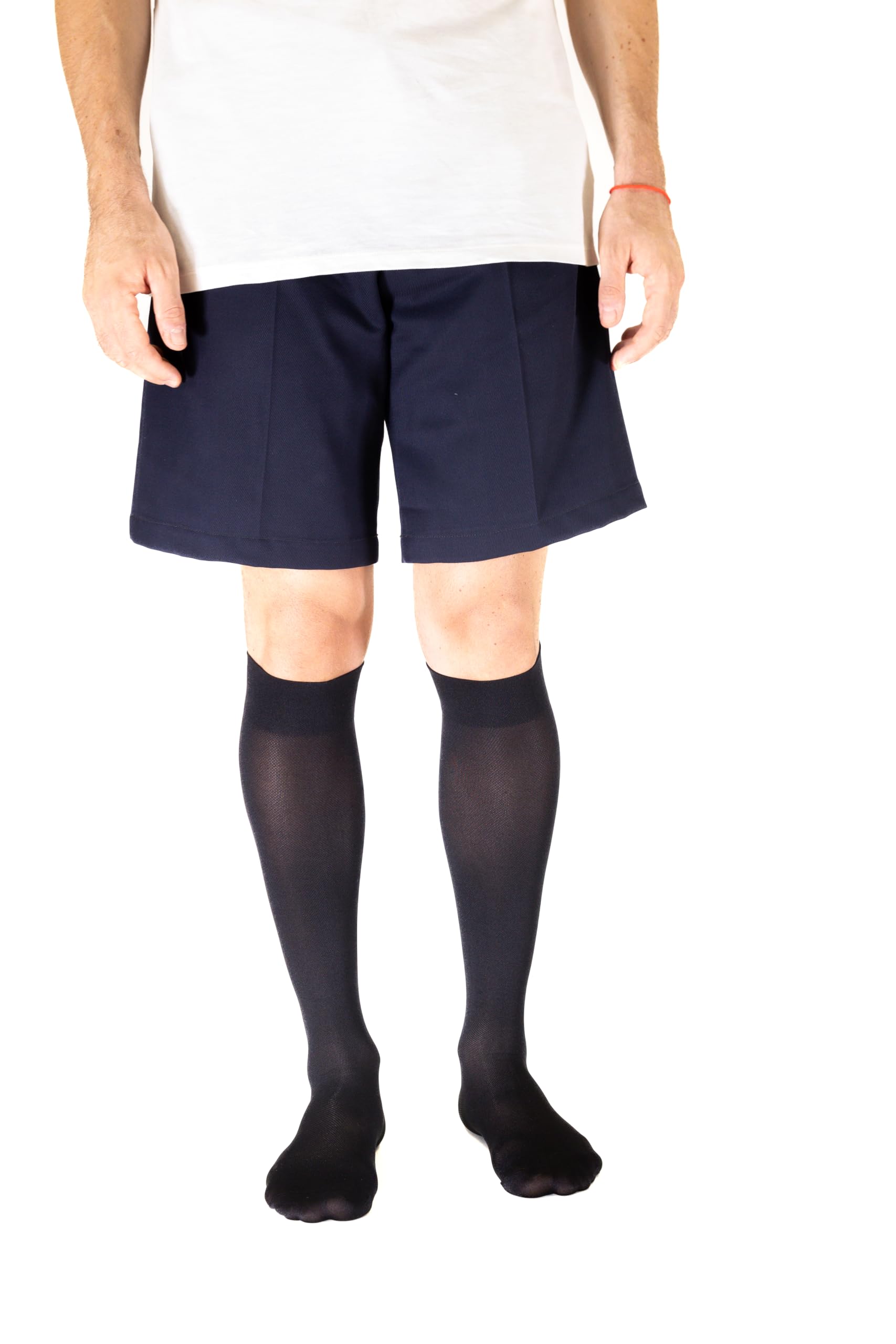 SEGRETA 00225 - Calcetines Compresivos Hombre, Hasta la Rodilla, Compresión Graduada 16-20 mmHg, Elásticos, Antifatiga, Made in Italy
